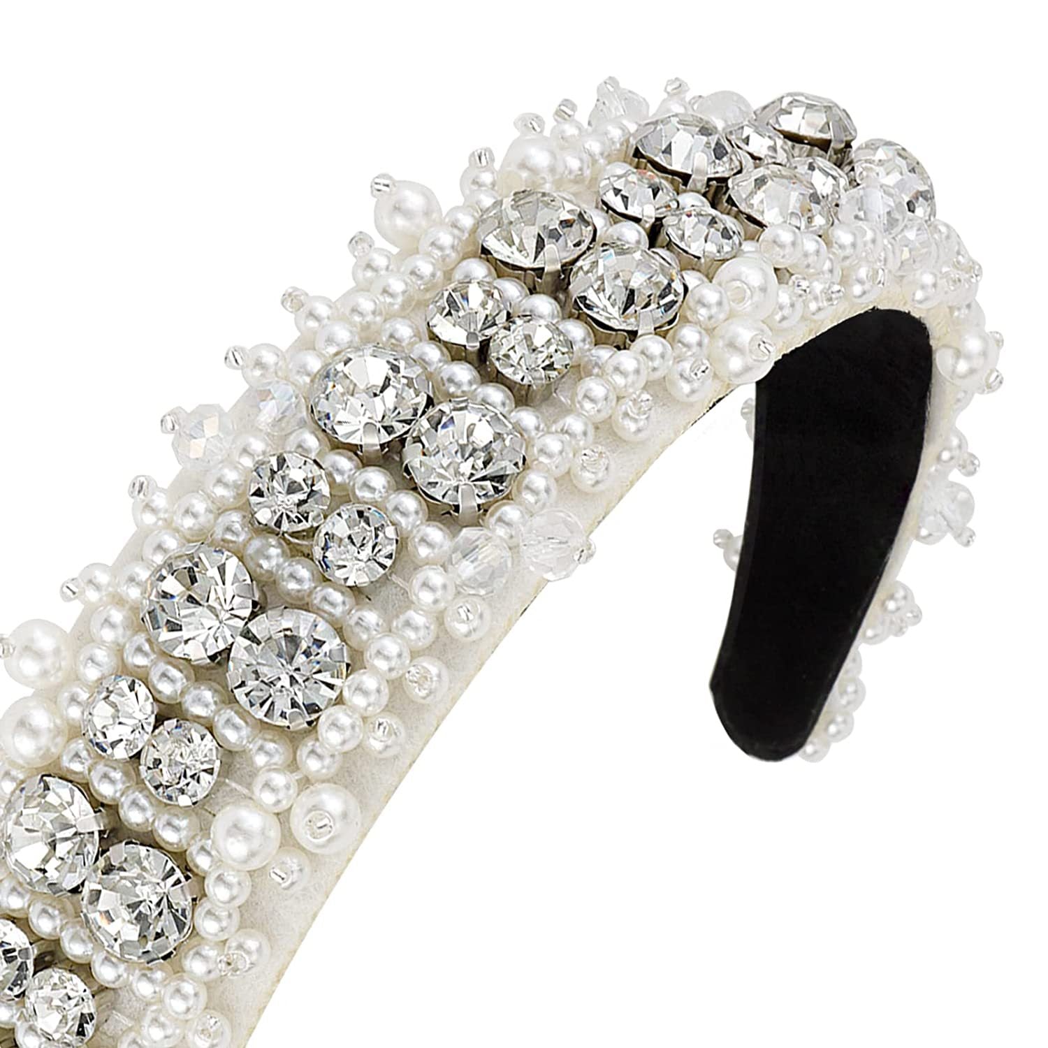 Wholesale Fashionable Diamond and Pearl Hairbands